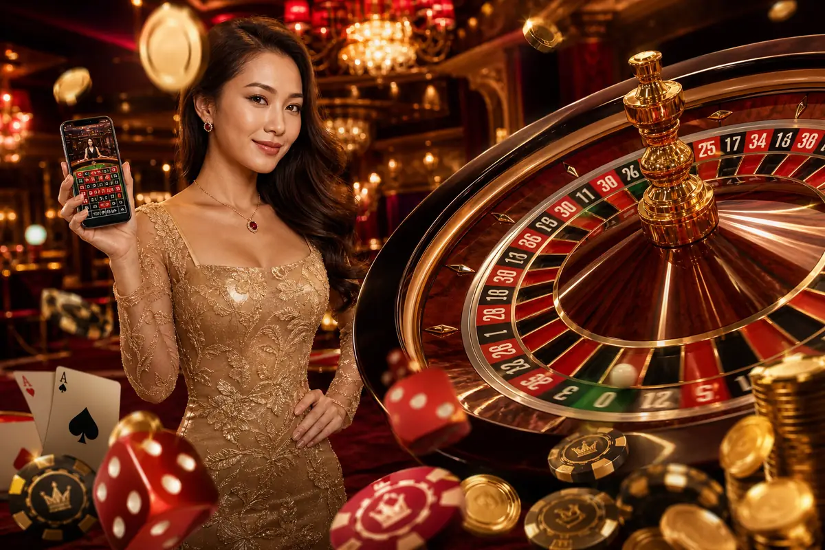 spade96 Casino suasana live casino dealer langsung